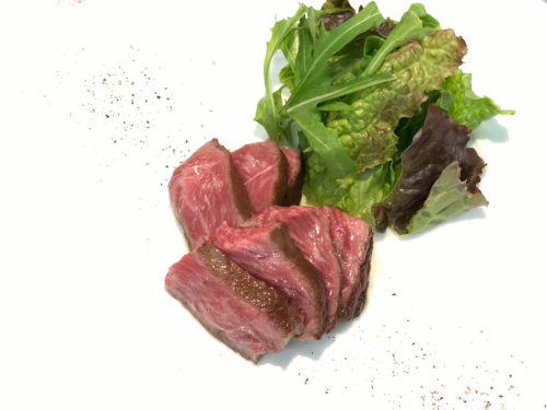 Aichibo steak made from specially selected A5 Kazusa Wagyu beef from Takanashi Farm in Kamogawa