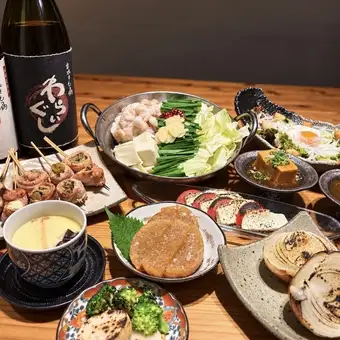 【１２０分飲み放題付き◇】≪全9品≫串焼き・もつ鍋わらいぐし　女子会コース
