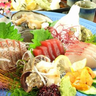 飛梅満喫6,000円コース仙台牛タン炙りにサーモンレアカツ（地酒10種付き）【全8品】