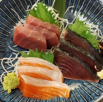 刺身3点盛り合わせ