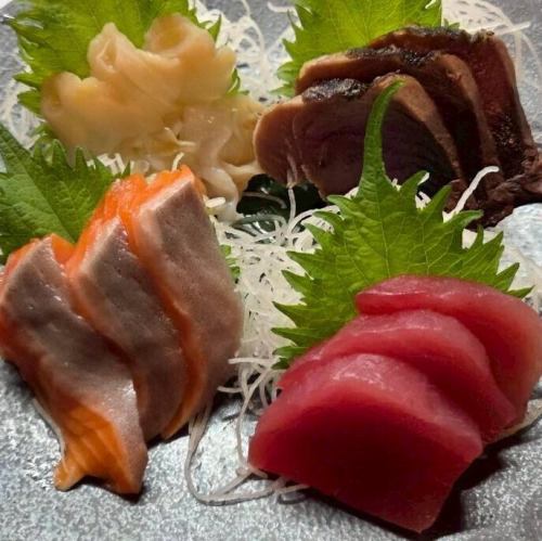 刺身4点盛り合わせ
