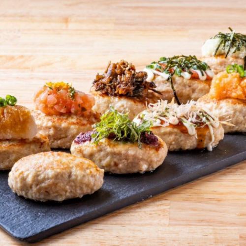 Handmade meatballs perfected through repeated trials♪