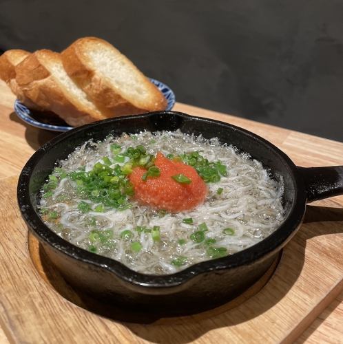 Hakata Mentaiko and Shirasu Ajillo