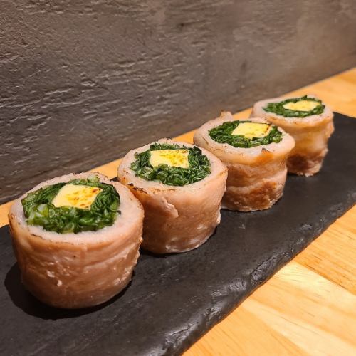 蒸し焼き野菜巻き ニラチーズ