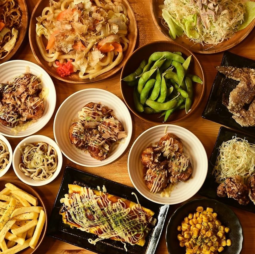 皆で料理をシェアしながらワイワイ盛り上がることができますよ♪