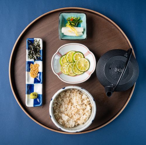 だし茶漬け(スダチ)