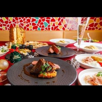 ￥8000（税込み）乾杯シャンパン付きクリスマスコース