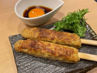 Tsukune串蛋黃醬（兩個）