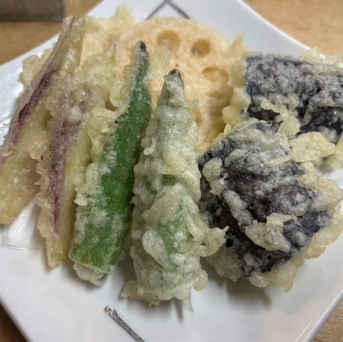 季節の加賀野菜天ぷら