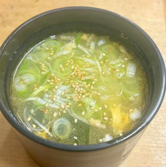 계란 미역 수프