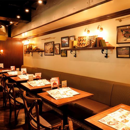 広い店内で歓送迎会！