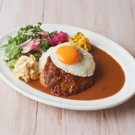 ハンバーグ・ロコモコ プレート