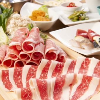 [Online reservation only] Sangenton pork & seasonal vegetable shabu-shabu all-you-can-eat & all-you-can-drink 2 hours → extended to 2 and a half hours!