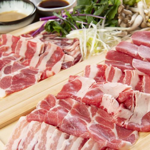 Shabu-shabu all-you-can-eat course that is perfect for various banquets ♪
