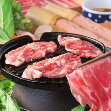 【2時間飲み放題付き！】ラムしゃぶ×ジンギスカンのハイブリットコース　6800円(税込)