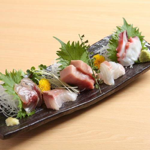 新鮮な料理の数々