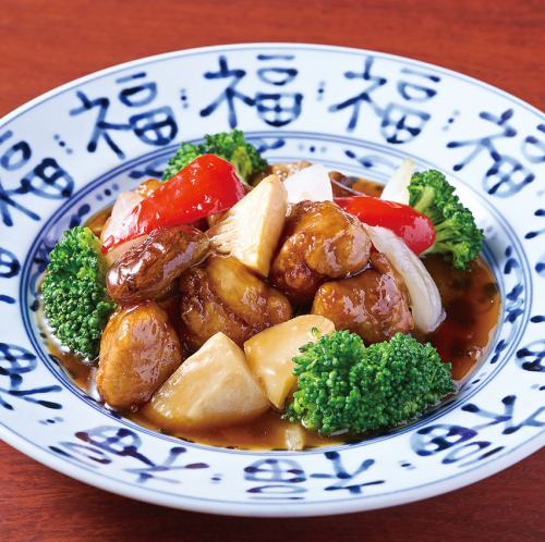 やわらかヒレ肉の黒酢豚