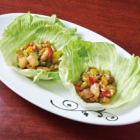 海老と春野菜のレタス包み