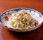 干し豆腐とザーサイの花山椒あえ