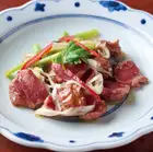 パクチーと砂肝炒め