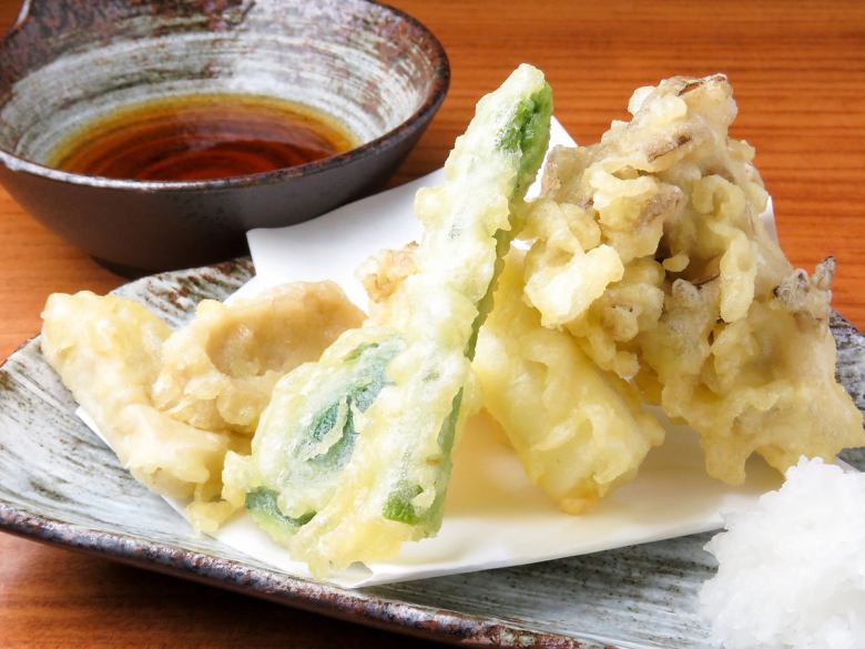 8種のお野菜の天ぷら盛り合わせ