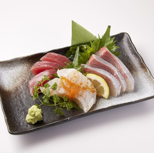 鮮魚刺身 三種盛り合わせ