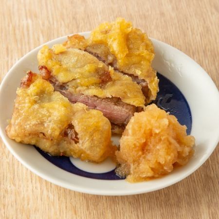 牛ミスジ　おろしポン酢