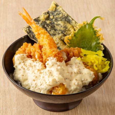 海老とり天タルタル丼