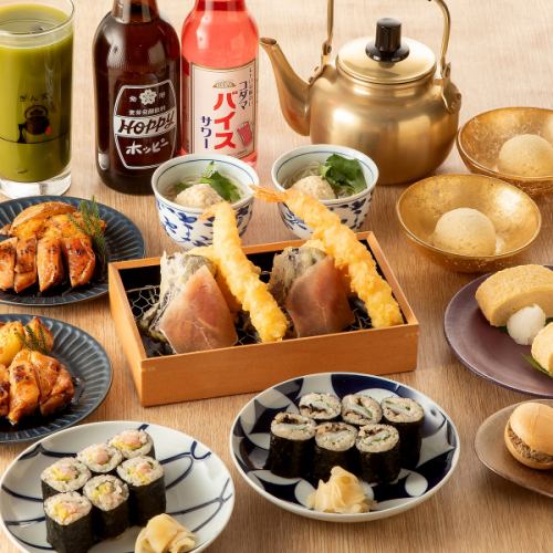Same-day booking available! [Standard Course] 8 dishes in total, 2 hours of all-you-can-drink shochu from the tap. 4,400 yen ⇒ 4,000 yen (tax included)