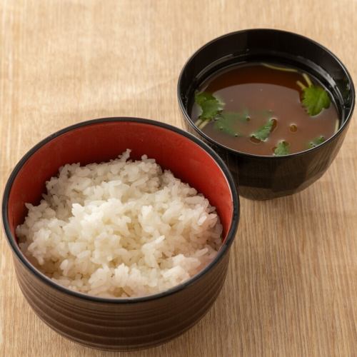ご飯セット（ご飯＋あさりの味噌汁）