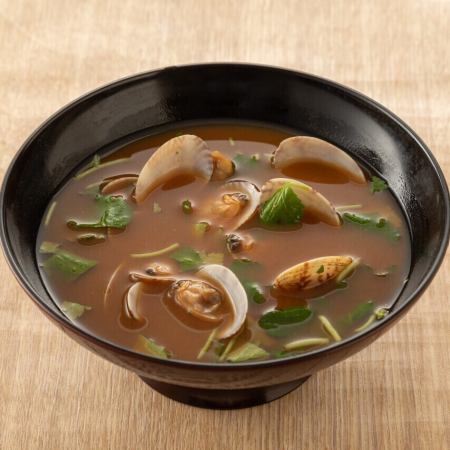 大名椀（あさりの味噌汁）