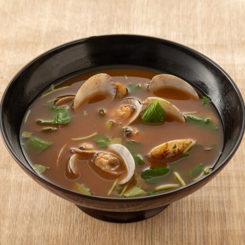 大名椀（あさりの味噌汁）