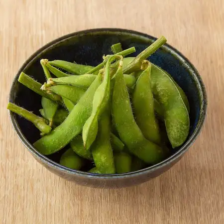 温かい枝豆