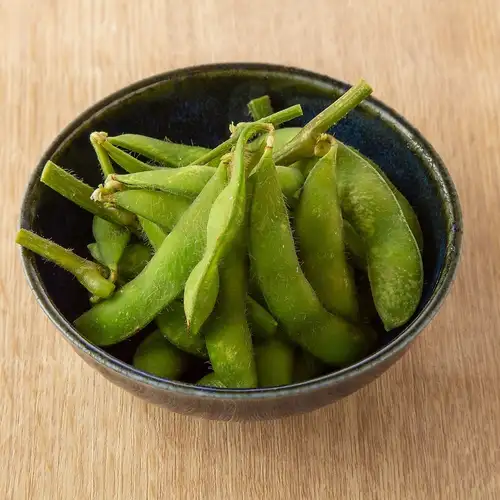 温かい枝豆