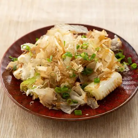 焼き葱のおかかまみれ