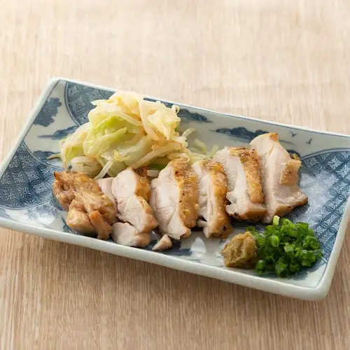 鶏もも焼き　柚子胡椒添え（塩胡椒・タレ）