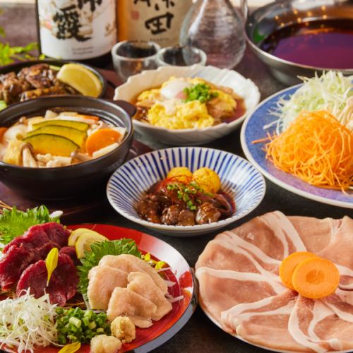 A full selection of Kyushu gourmet food!