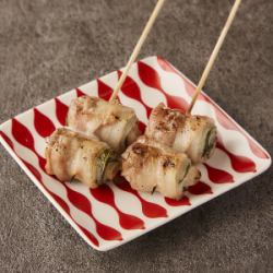 Rolled skewers (perilla-wrapped)