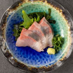 Amberjack sashimi