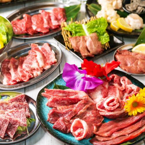 週末ランチも焼肉放題!