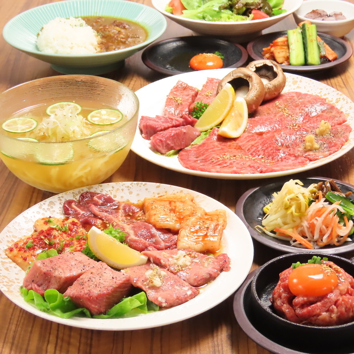 旨い肉と旨い米を存分にお楽しみいただけます。