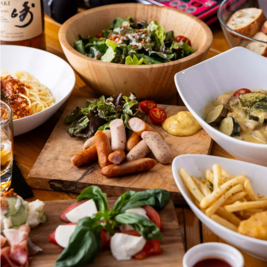 【３ｈ個室貸切】3時間飲み放題10品食事付6000円コース！！