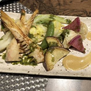 季節のグリル野菜