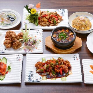 歓送迎会などに人気の充実コース♪【贅沢中華79品が食べ放題！】3980円(税込)