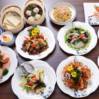 各種宴会人気No.１の充実コース♪【贅沢中華ドリンク含まれて110種が食べ飲み放題！】4980円税込