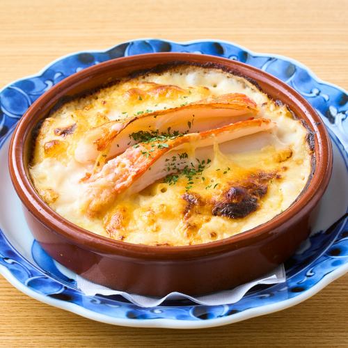 Snow crab gratin