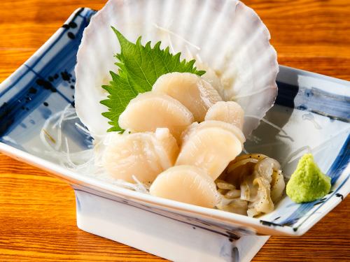 活帆立刺し