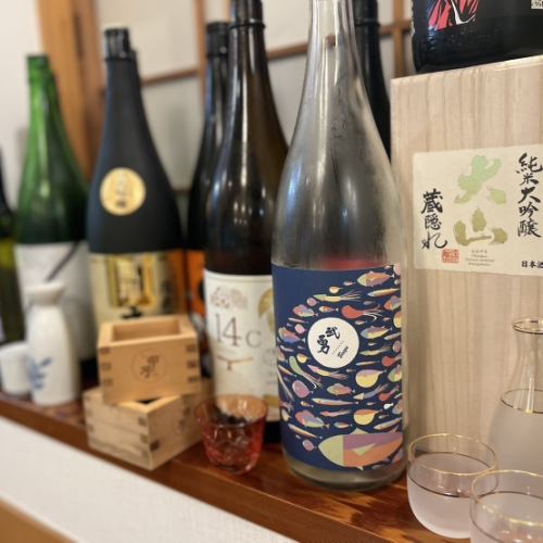 【見た目も華やか！】日本酒常時８種類以上！
