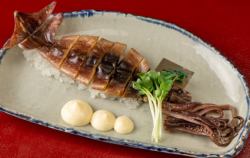 肝入り丸干しイカ