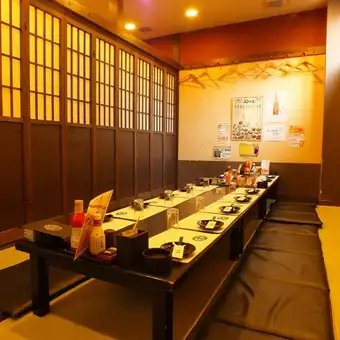 12名様・24名様・36名様・60名様などなど、人数に合わせた個室をご用意致します！